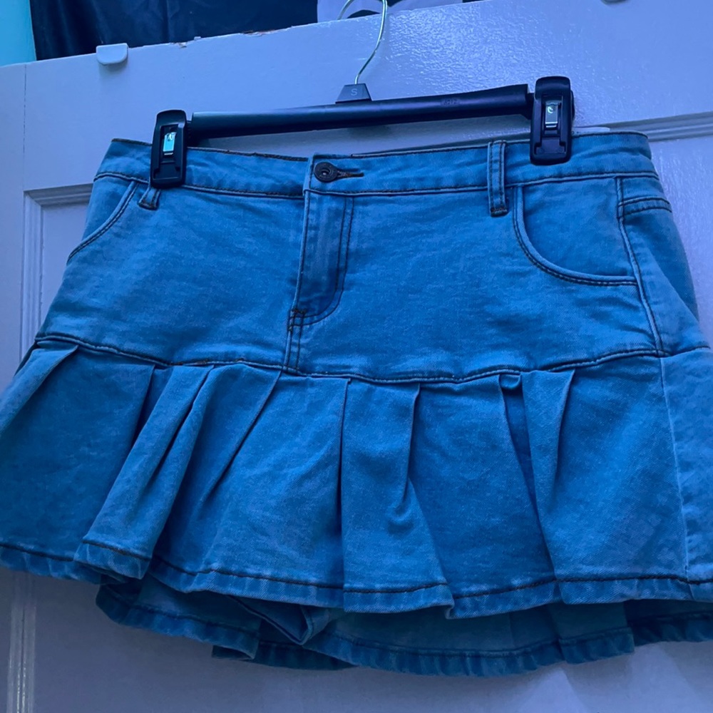 Jean Skort Set